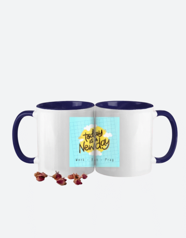 Colorful Motivational Coffee Mug - Today is a New Day - Image 3