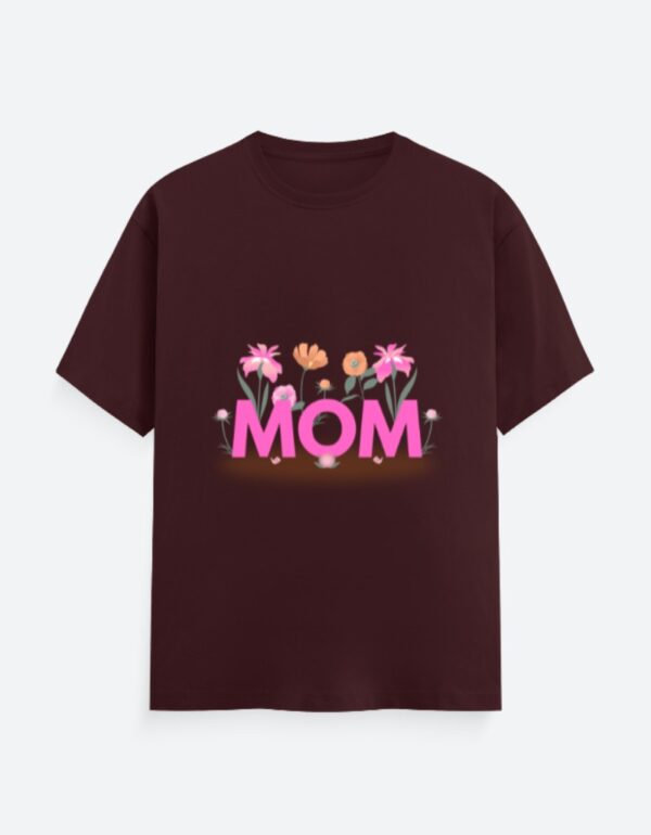 Floral Mom Classic Crew T-Shirt – Gift for Mother's Day