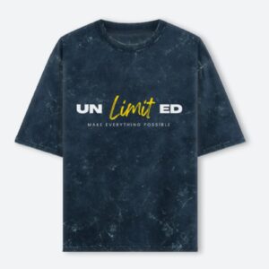 Unisex Acid Washed Oversized Tee