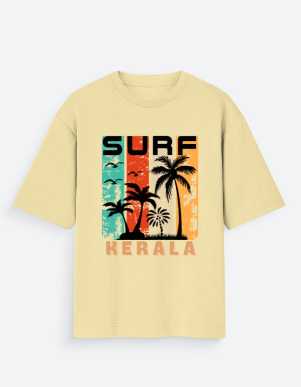 SURF KERALA | Unisex Oversized Standard T-Shirt - Image 2