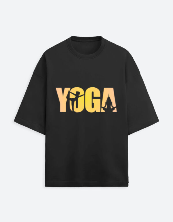 Unisex Terry Oversized Tee - Black