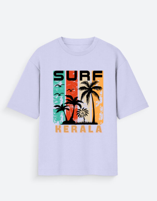 SURF KERALA | Unisex Oversized Standard T-Shirt - Image 5