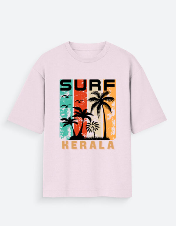SURF KERALA | Unisex Oversized Standard T-Shirt - Image 3