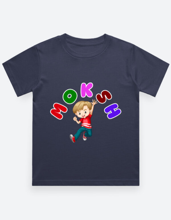 “MOKSH” Adventure Kids T-Shirt – Fun, Comfy