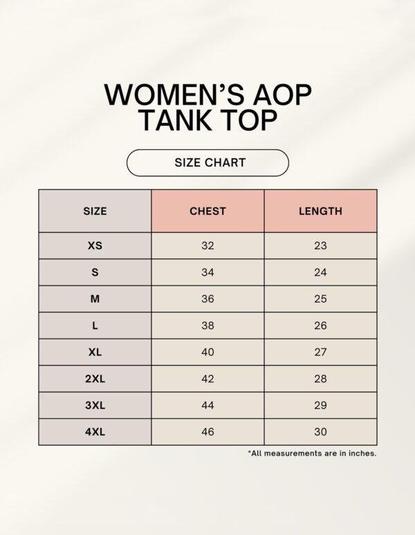 Women AOP Tank Top – Comfortable. Stylish. Bold - Image 4